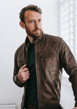 Load image into Gallery viewer, CLIFDEN - Earth Leather Jacket