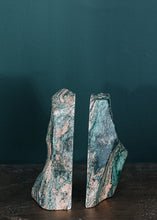 Load image into Gallery viewer, Chrysocolla Bookends Set