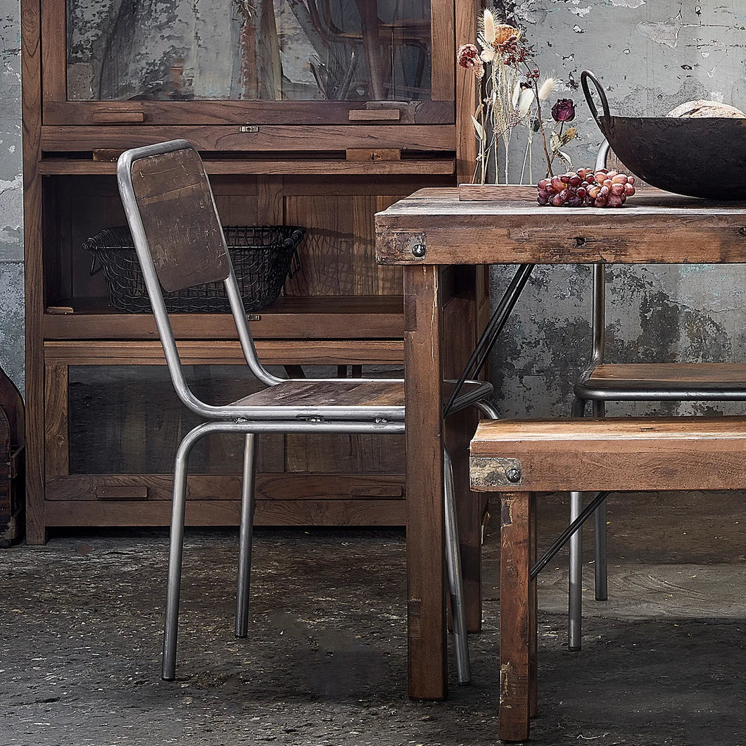 Factory / iron dining chair