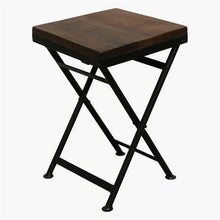 Load image into Gallery viewer, Folding bistro stool
