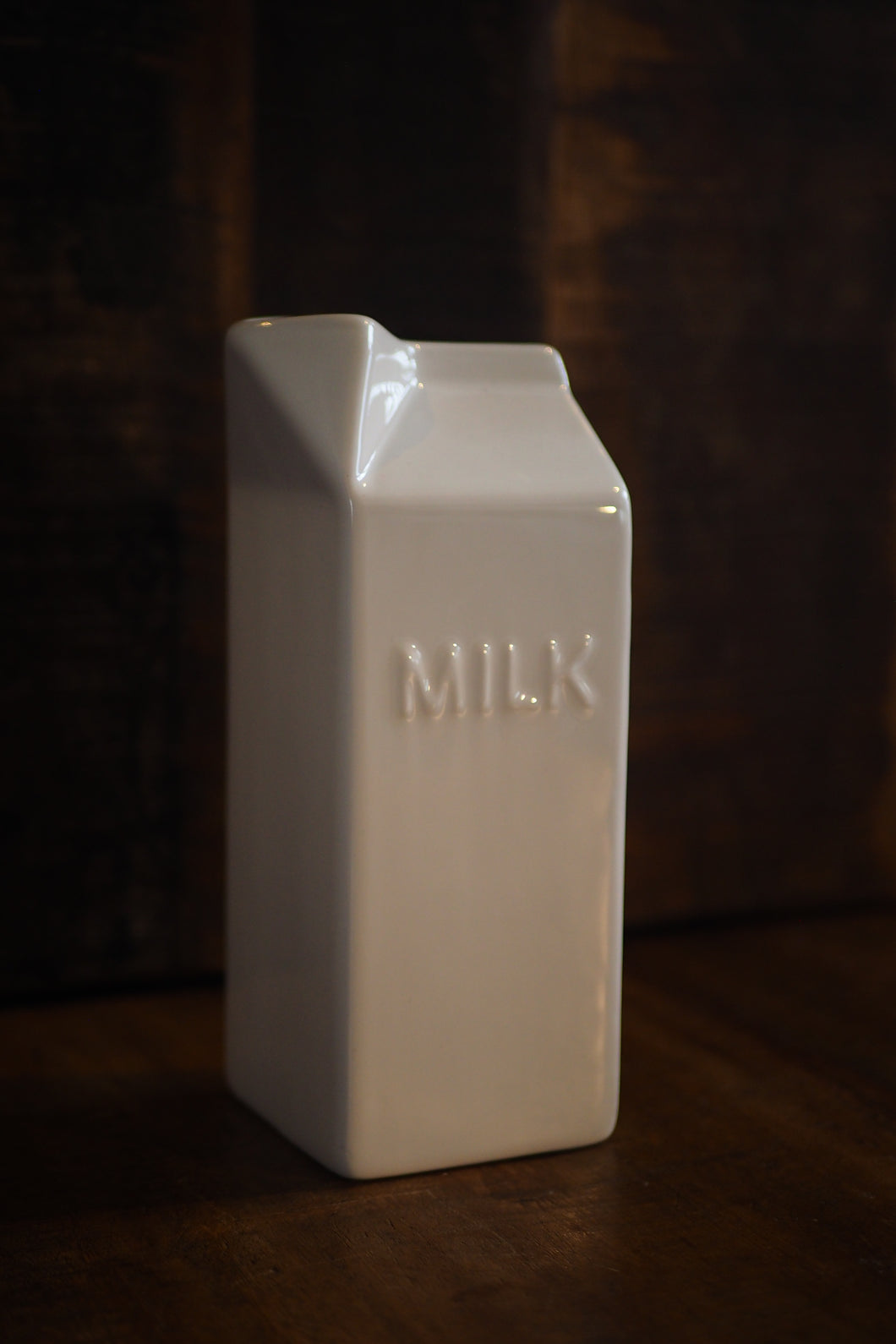 Ceramic Milk Carton Jug