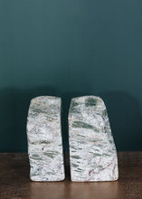 Load image into Gallery viewer, Green Jasper Bookends Set
