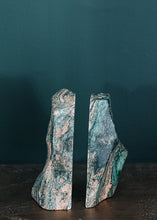 Load image into Gallery viewer, Chrysocolla Bookends Set
