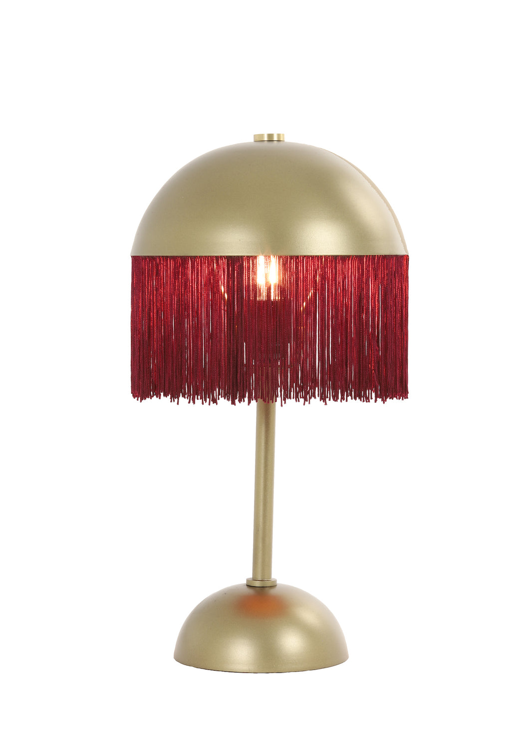 Charleston Table Lamp - Burgundy