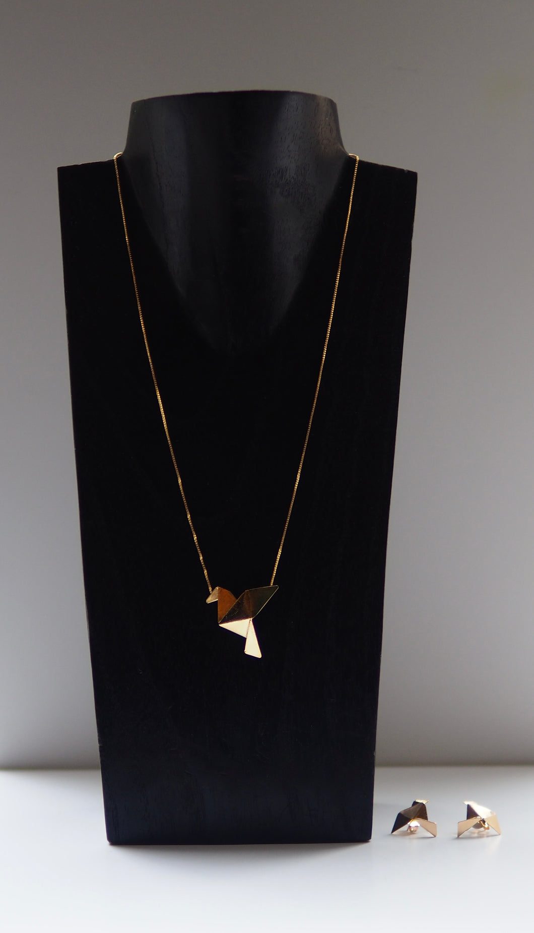 ORIGAMI collection: Gold Crane Necklace